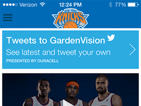 NY Knicks iOS Feed