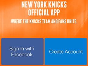 NY Knicks iOS Login