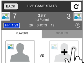 Live Hockey Game Stats